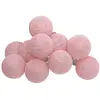 Image de Guirlande Led 10 Boules Pile Rose Clair L165cm - Atmosphera