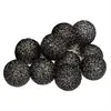 Image de Guirlande Led 10 Boules Pile Noir L165cm - Atmosphera