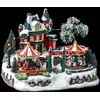 Image de Village de Noël manège et forêt animé 18 LED + transfo Feeric lights & christmas