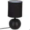 Image de Lampe céramique Timéo noir mat H25cm - Atmosphera Créateur dintérieur