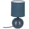 Image de Lampe céramique Timéo bleu mat H25cm - Atmosphera Créateur dintérieur