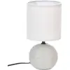 Image de Lampe Céramique Timéo Gris Souris Strié H25cm - Atmosphera