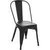 Image de Chaise niko métal noir NIKO