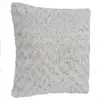 Image de Coussin Fourrure Bouclé Gris 45x45cm - Atmosphera