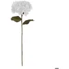 Image de Tige dhortensia artificiel blanc H83cm - Atmosphera Créateur dintérieur