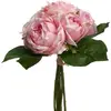 Image de Bouquet De 9 Roses Artificielles Rose H30cm - Atmosphera