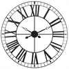 Image de Horloge vintage métal noir D90cm - Atmosphera Créateur dintérieur