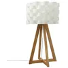 Image de Lampe Moki bambou blanc H55cm - Atmosphera createur dinterieur