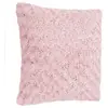 Image de Coussin Fourrure Bouclé Rose 45x45cm - Atmosphera