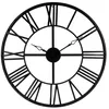 Image de Horloge vintage métal noir D70cm - Atmosphera Créateur dintérieur