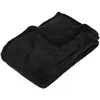 Image de Plaid Microfibre Noir 125x150cm - Atmosphera
