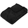 Image de Plaid microfibre noir 125x150cm - Atmosphera Créateur dintérieur