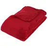 Image de Plaid Microfibre Rouge 130x180cm - Atmosphera
