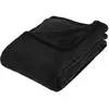 Image de Plaid Microfibre Noir 130x180cm - Atmosphera