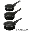 Image de 3 casseroles aluminium poignée amovible 16/18/20cm - 5 five simply smart