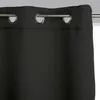Image de Lot de 2 rideaux occultants noir 135x240cm - Atmosphera Créateur dintérieur
