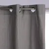Image de Rideau Panama gris 140x260cm - Atmosphera Créateur dintérieur