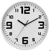 Image de Horloge Elian en plastique blanc D30cm - Atmosphera Créateur dintérieur
