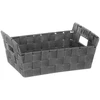 Image de Panier De Rangement "biseauté" 28cm Gris Foncé