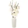 Image de Branches De Magnolia Vase Blanc H75cm - Atmosphera
