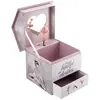 Image de Boîte Musicale Ballerine Rose H16cm - Atmosphera