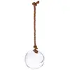 Image de Vase Boule Verre Et Corde D19cm - Atmosphera