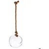 Image de Vase boule verre et corde D19cm - Atmosphera Créateur dintérieur