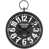 Image de Horloge Gousset Métal Noir D45cm - Atmosphera