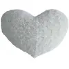 Image de Coussin Coeur "bouclette" Blanc Ivoire 28x36cm - Atmosphera Créateur D'intérieur