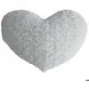 Image de Coussin coeur Bouclette blanc ivoire 28x36cm - Atmosphera Créateur dintérieur