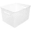 Image de Panier En Plastique 19l Folk Blanc - 5five