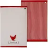 Image de Lot De 2 Torchons Coton Multicolore 45x70cm - Atmosphera