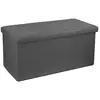 Image de Pouf Pliant Double Gris - Atmosphera