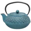 Image de Théière - SECRET DE GOURMET - Flower - 1 L - Filtre inox - Fonte bleue