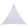 Image de Voile D'ombrage Triangulaire Curacao Blanc 5x5x5m En Polyester - Hespéride