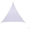 Image de Voile dombrage triangulaire Curacao blanc 4x4x4m en polyester - Hespéride