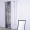 Image de Voilage à bandes Satinées 140 x 240 cm Blanc