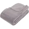Image de Plaid Microfibre Gris 180x230cm - Atmosphera