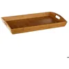 Image de Plateau rectangulaire angulaire 44x29cm bambou - 5 five simply smart