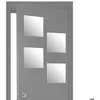Image de Lot de 4 miroirs carrés adhésifs 30X30 - 5 five simply smart