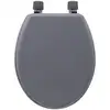 Image de Abattant Wc Colorama Gris En Bois Laqué - 5five