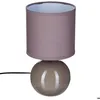 Image de Lampe céramique Timéo gris taupe brillant H25cm - Atmosphera createur dinterieur