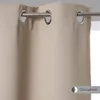 Image de Lot de 2 rideaux occultants Odelie beige 135x240cm - Atmosphera Créateur dintérieur