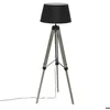 Image de Lampadaire trépied Runo bois noir H145cm - Atmosphera Créateur dintérieur