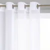 Image de Voilage à rayures blanc 140x240cm