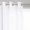 Image de Voilage Etamine blanc 140x240cm - Atmosphera Créateur dintérieur