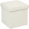 Image de Pouf Pliant "lysandre" Beige - Atmosphera Créateur D'intérieur