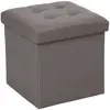 Image de Pouf Pliant "lysandre" Gris - Atmosphera Créateur D'intérieur