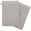Image de Lot De 2 Gants De Toilette Gris Taupe 15x21cm - Atmosphera