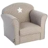 Image de Fauteuil enfant Classique gris taupe - Atmosphera Créateur dintérieur
